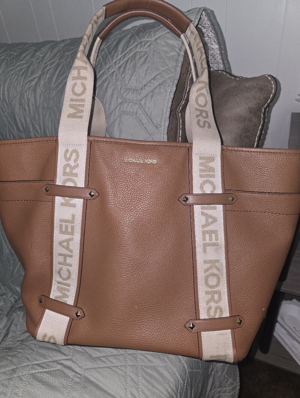 Michael Kors Tote with Gold Accents